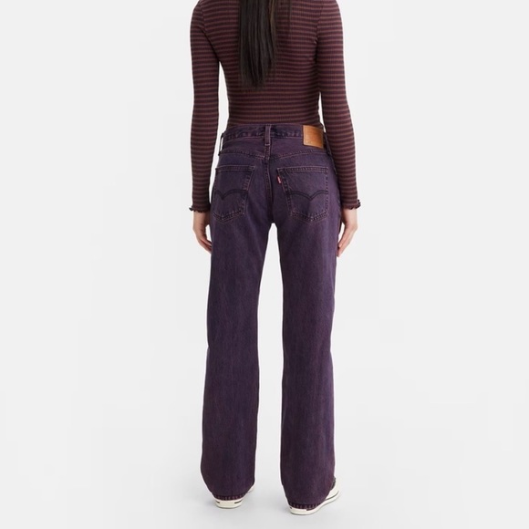 Levi's® Premium 501® ‘90S Women’s Colored Denim Jeans in Chroma Acid Purple - Picture 2 of 7